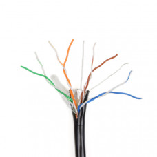 Кабель ATIS FTP 4*2*0.5-CU PE кат.5е наружный бухта 305м Кабель ATIS FTP 4*2*0.5-CU PE кат.5е наружный бухта 305м