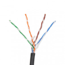 Кабель ATIS UTP 4*2*0.5-CU PE кат.5е наружный бухта 305м Кабель ATIS UTP 4*2*0.5-CU PE кат.5е наружный бухта 305м