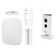 Комплект сигнализации Ajax StarterKit white + IP-видеокамера IPC-C15P Комплект сигнализации Ajax StarterKit white + IP-видеокамера IPC-C15P
